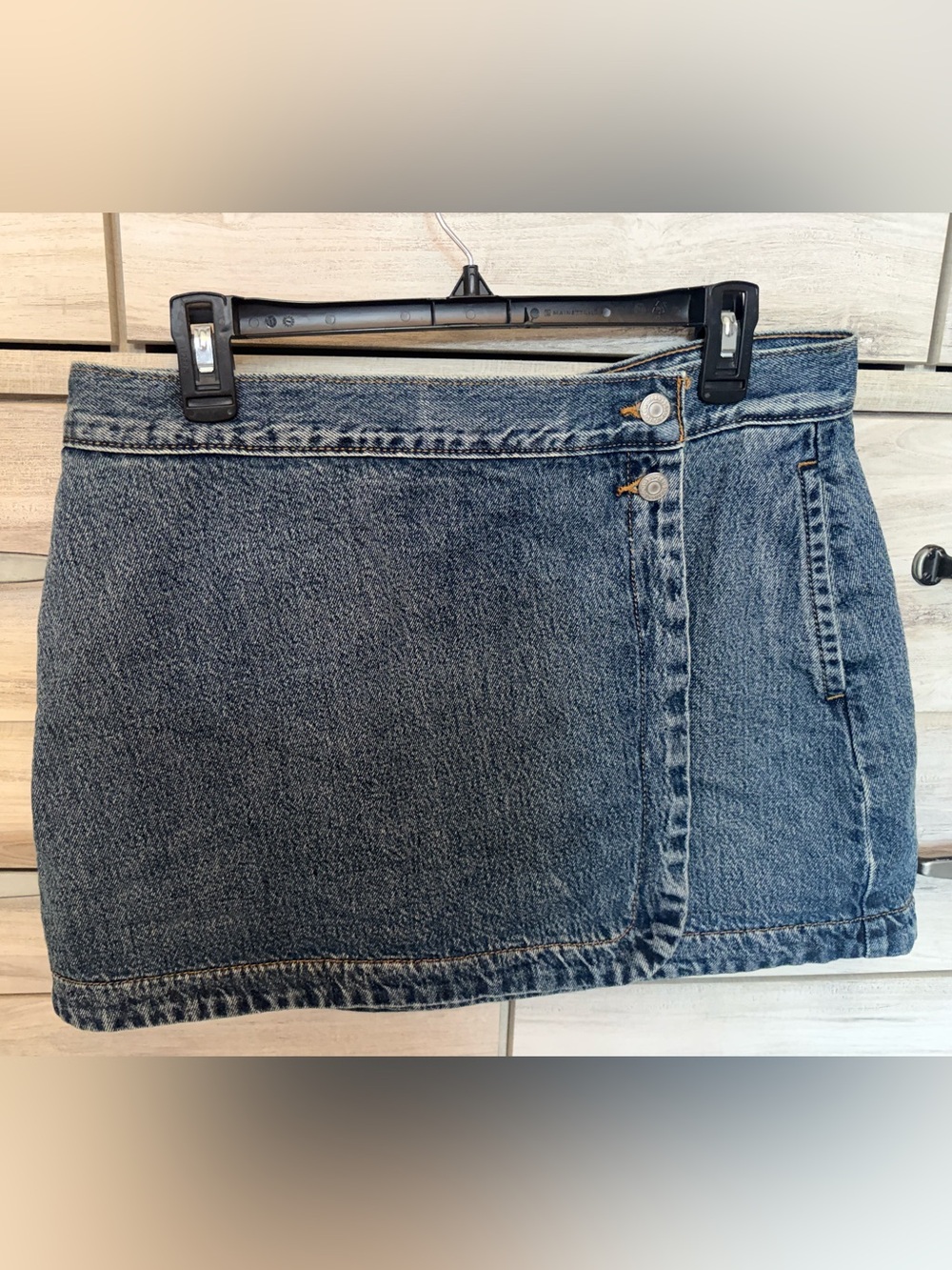 Levi’s Wrap Mini Skirt